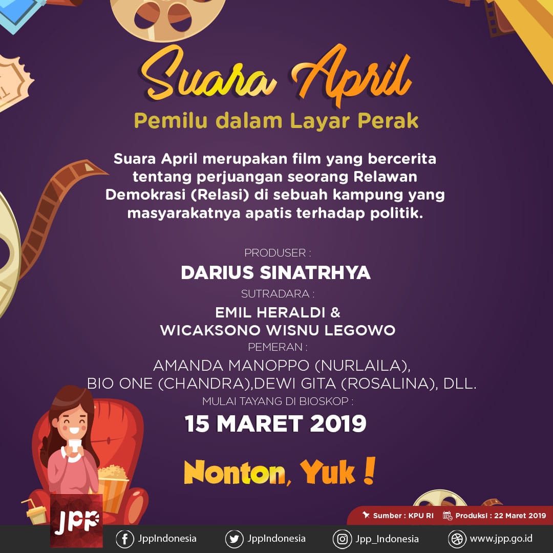 Suara April, Pemilu dalam Layar Perak - 20190323